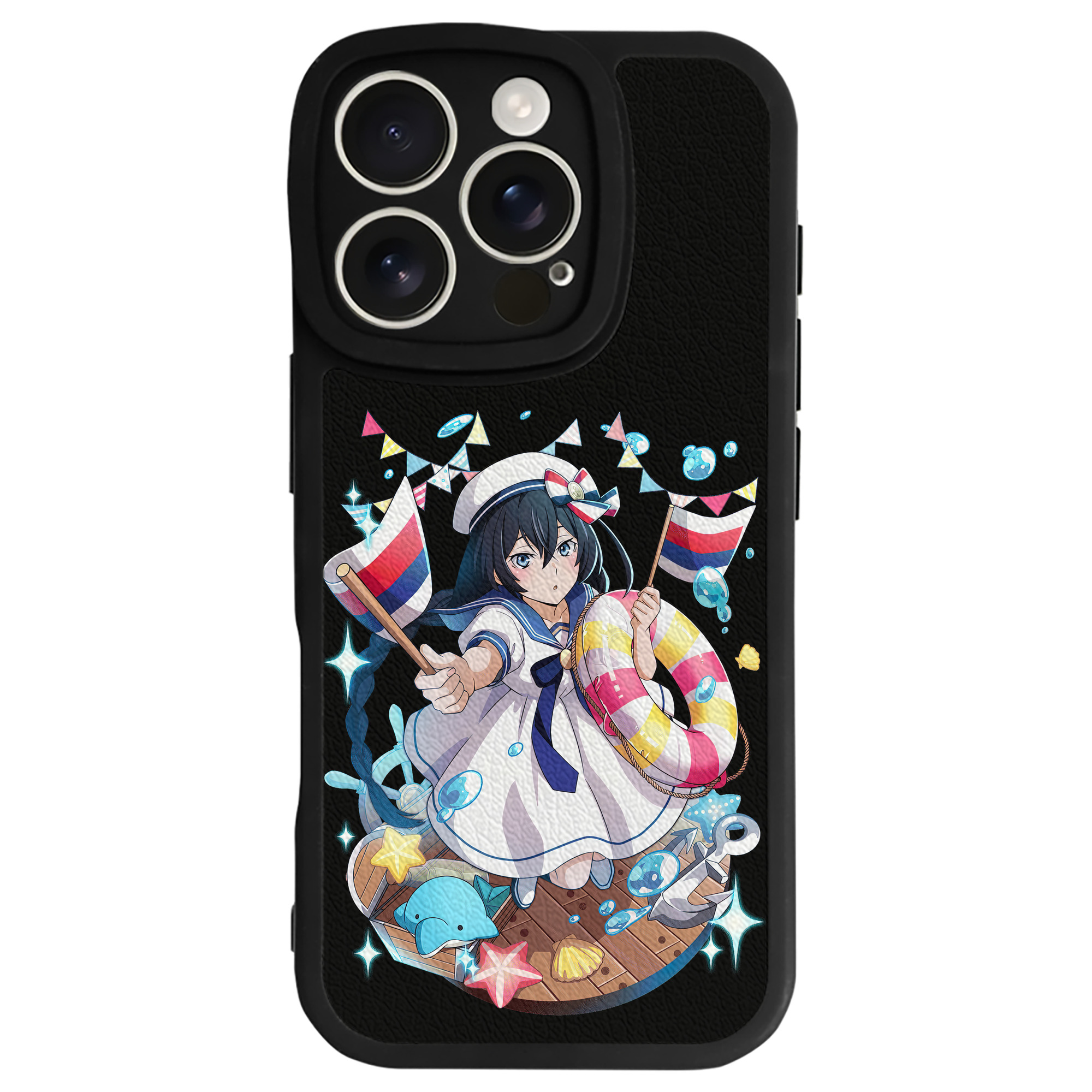 （画像用） 文豪ストレイドッグス Bungo Stray Dogs 【iPhone 16シリーズ対応】シリコンスマホケース（レザー調） 材質：シリコン